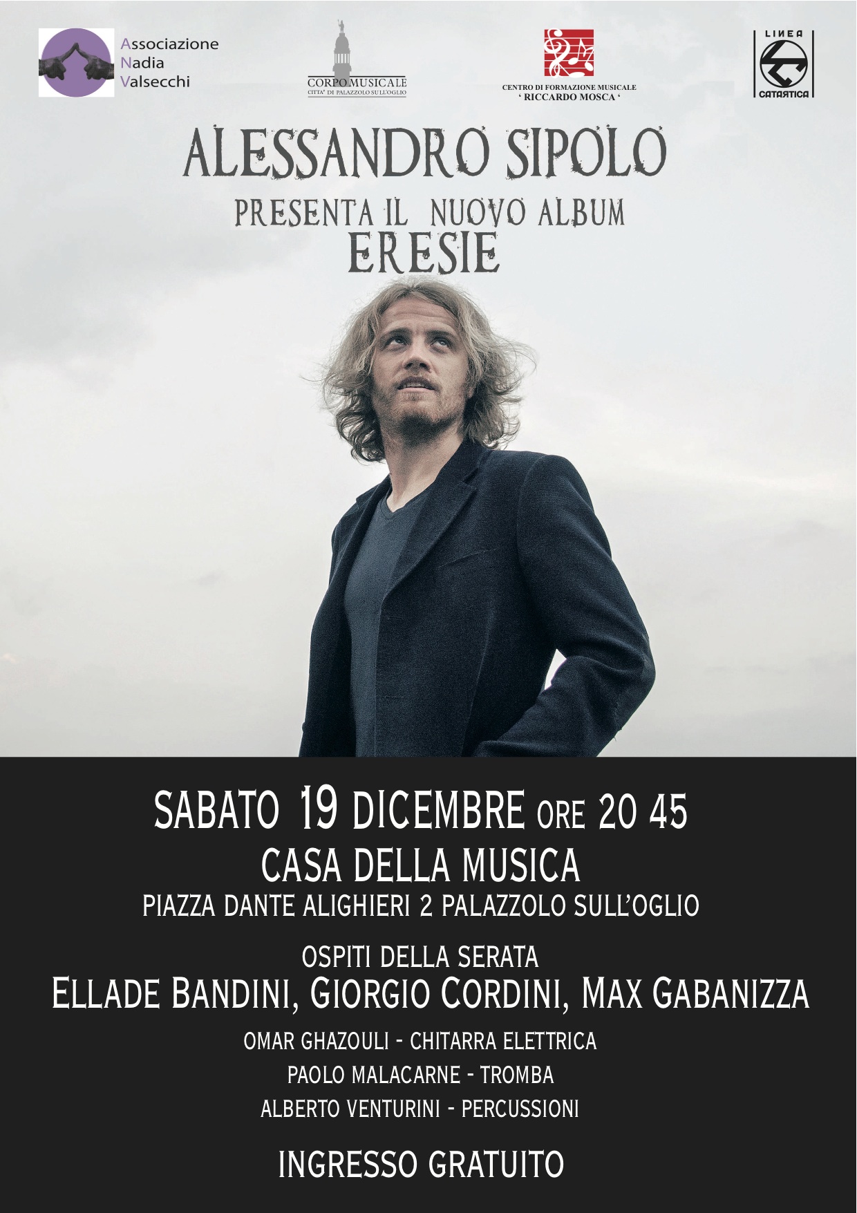 Alessandro Sipolo – Presentazione del nuovo album “Eresie”