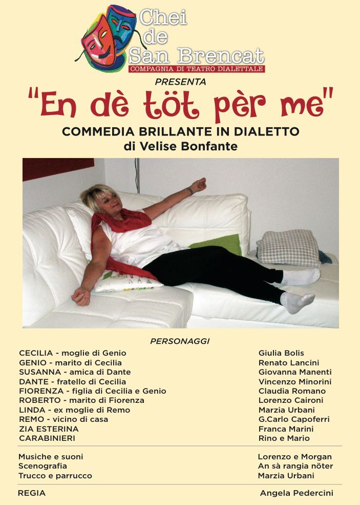 25/03 – Commedia dialettale con “Chei de San Brencat”