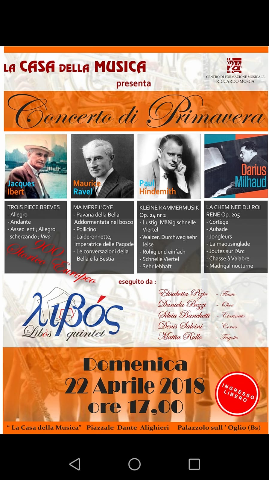 22/04 – Concerto di Primavera