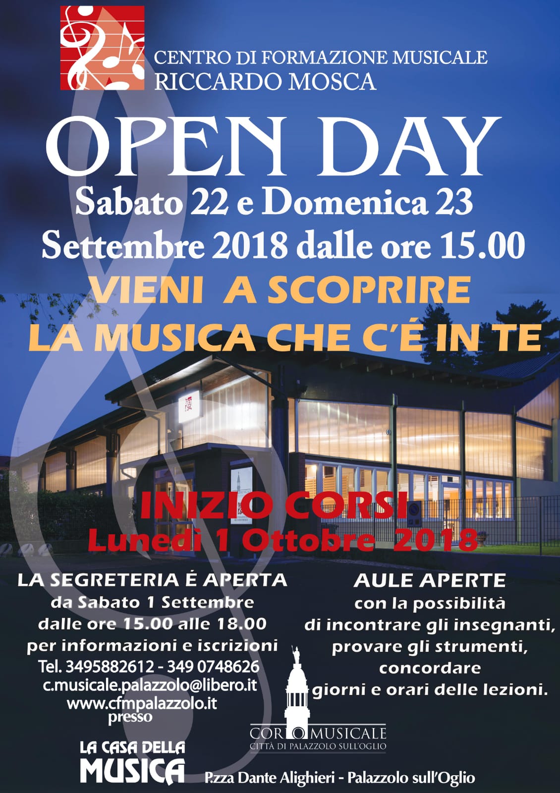 22-23/09 – OPEN DAY CFM “Riccardo Mosca”