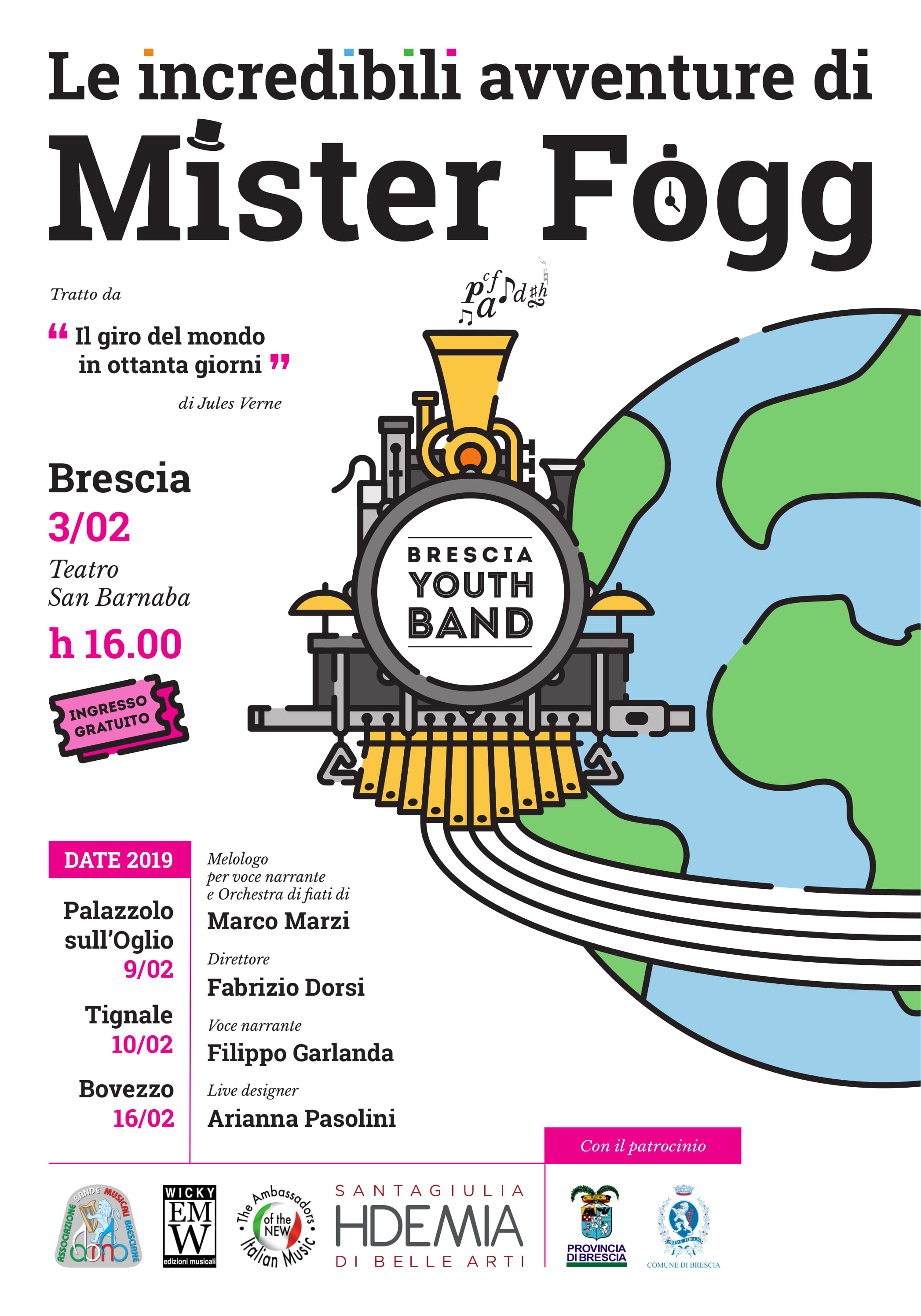 09/02 ore 20:45 – “Le incredibili avventure di Mister Fogg” presso la Casa della Musica
