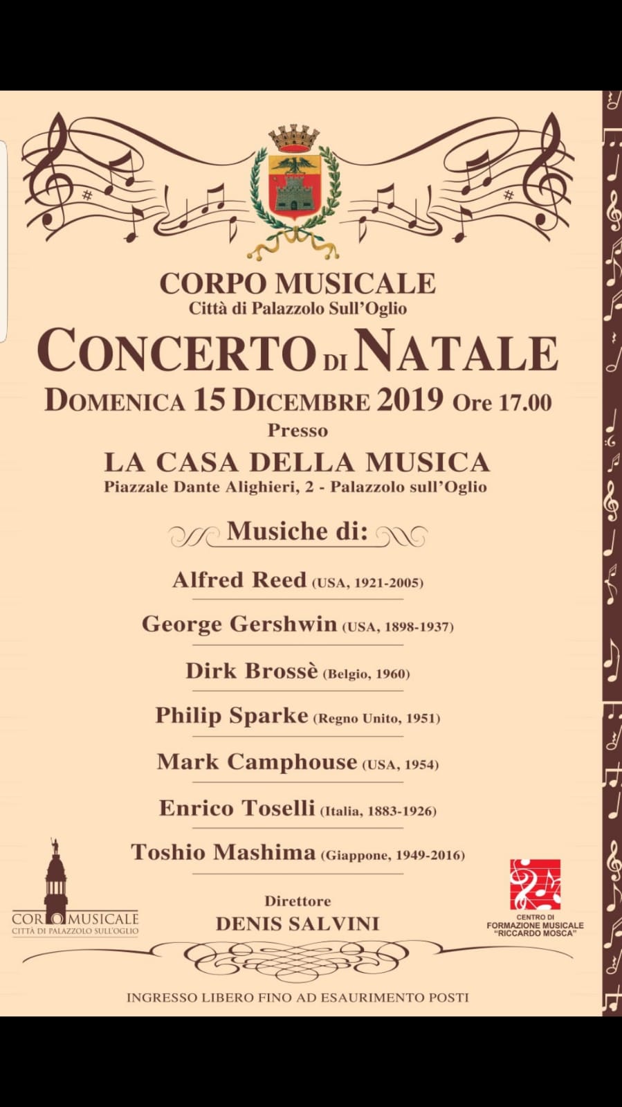 15/12 – Concerto di Natale 2019