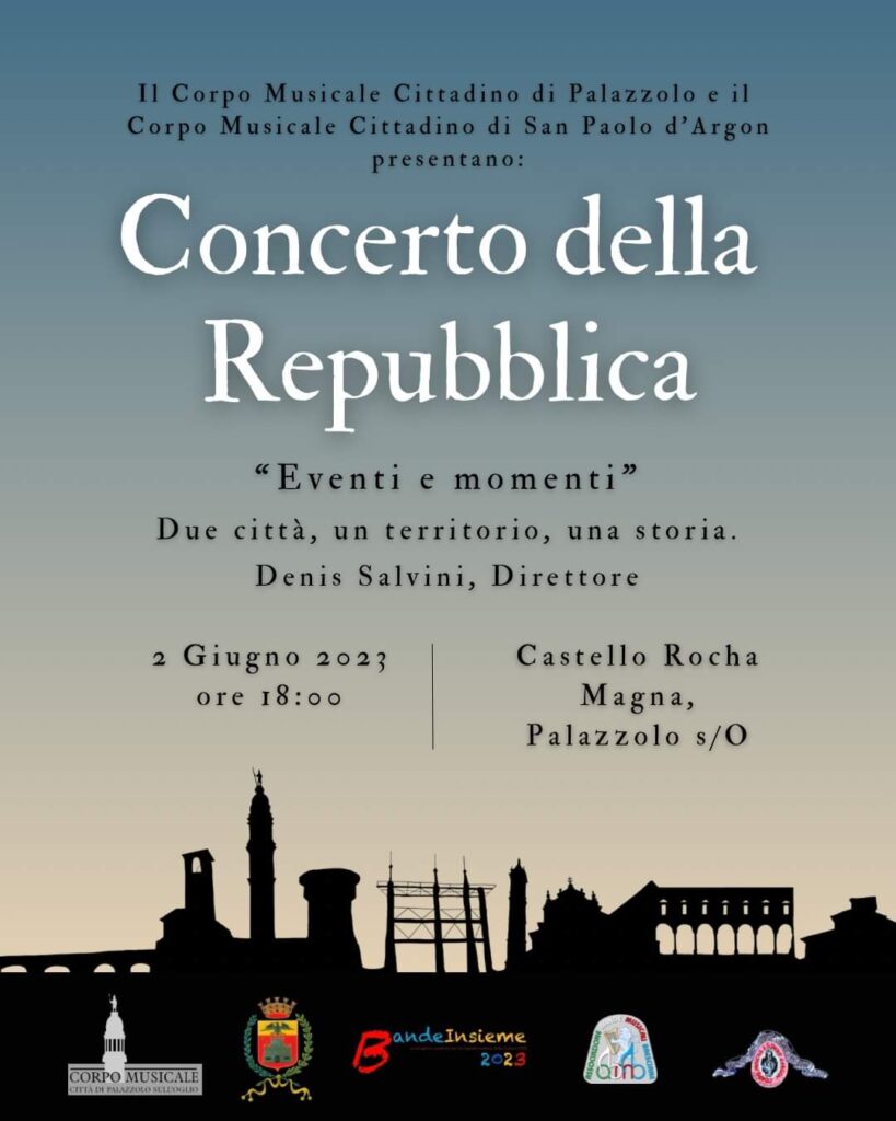 Corsi musicali - Concerto della Repubblica - CFM Palazzolo sull'Oglio Centro Formazione Musicale - Concerto della Repubblica
