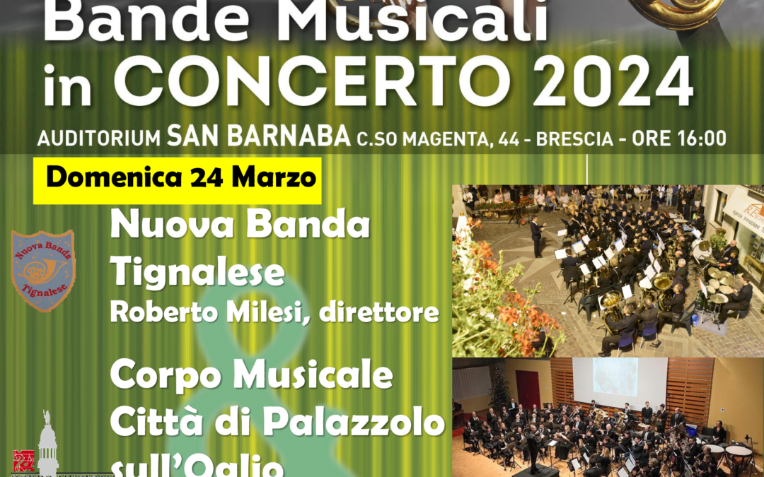 Bande Musicali in Concerto 2024