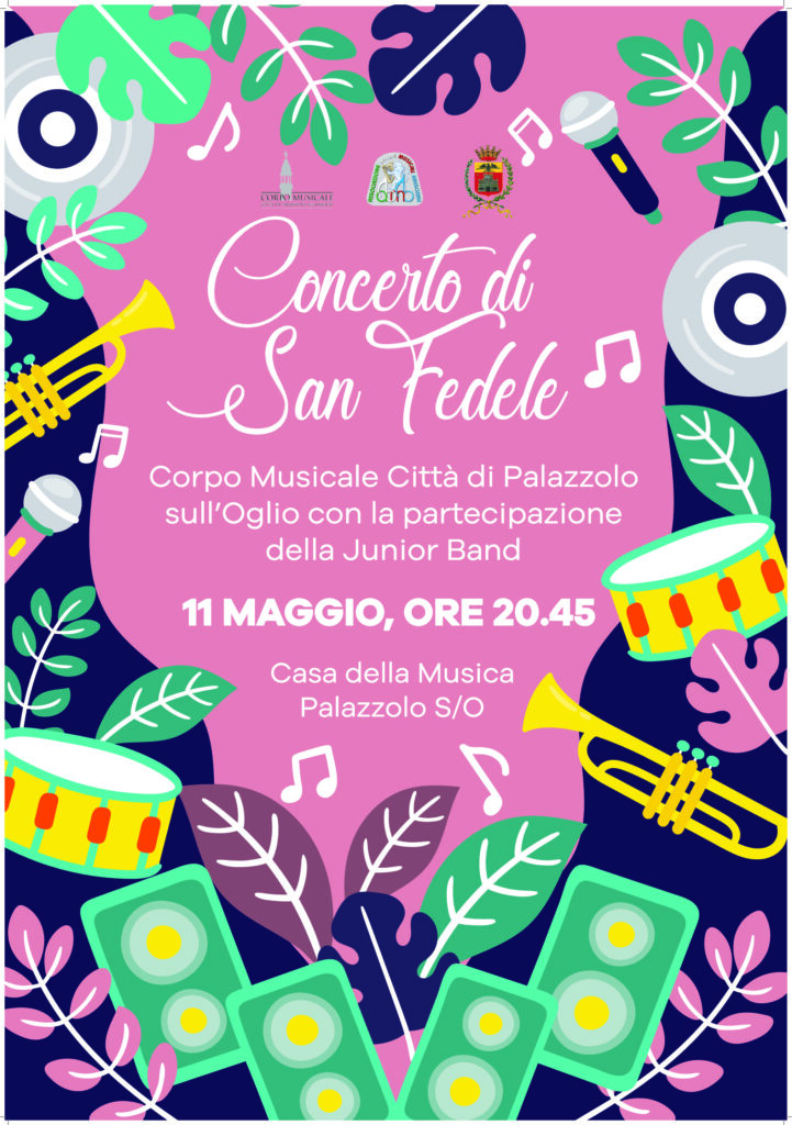 Corsi musicali - Concerto di San Fedele 2024 - CFM Palazzolo sull'Oglio Centro Formazione Musicale - CONCERTO DI SAN FEDELE 2024
